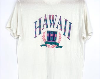 Vintage 80'S Hawaii T-shirt, Single Stitch, Made in USA