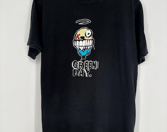 Vintage 2001 Green Day Taste the Lightning Tour Band T-shirt