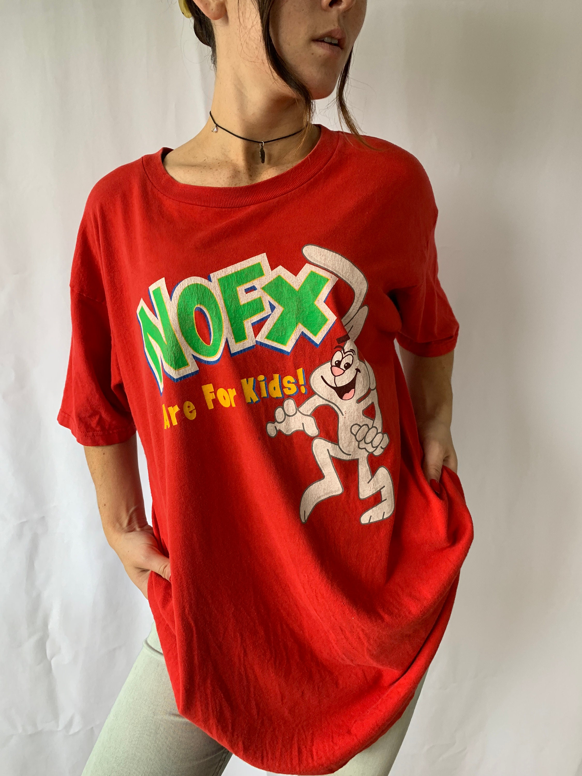 NOFX Rare Vintage One-sided NOFX Are For Kids T-Shirt - XL