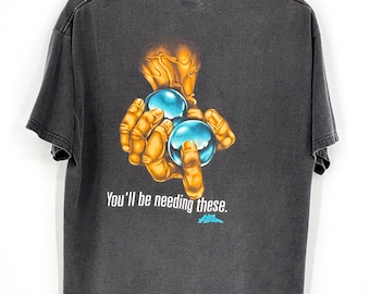 Vintage No Fear Tee, You'll be Needing These, Size Large