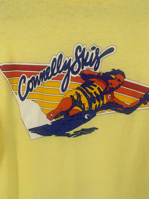 Vintage 1980's  Waterskiing Tee, Connnely Skis Wo… - image 5