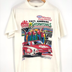 Vintage NHRA Winston Drag Racing Mac Tools Gatornationals Tee, Large image 1