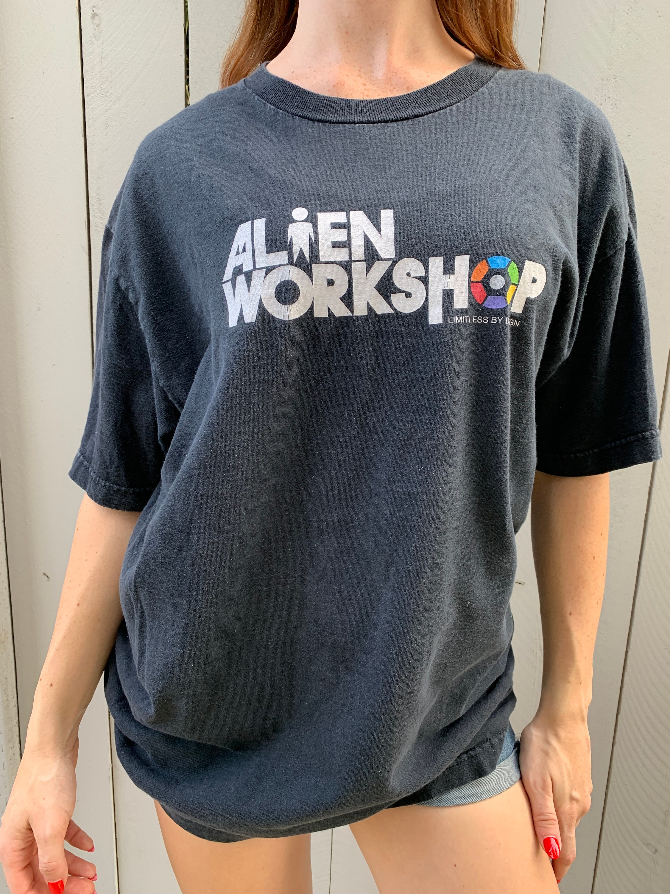 Alien Workshop Visitor Big Print T-Shirt Orange / XXL