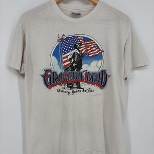 Vintage 1985 Grateful Dead Tour Tee, Twenty Years So Far, Size Large, Single Stitch, Made in USA