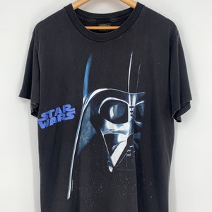 Vintage 1995 Star Wars Darth Vader Big Face Tee, Size Large, Excellent Condition, Single Stitch, Made in USA