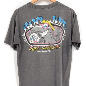 Vintage 1991 Ron Jon Surfshop Surf Tee, Size Large, Single Stitch, Made in USA Bild 1
