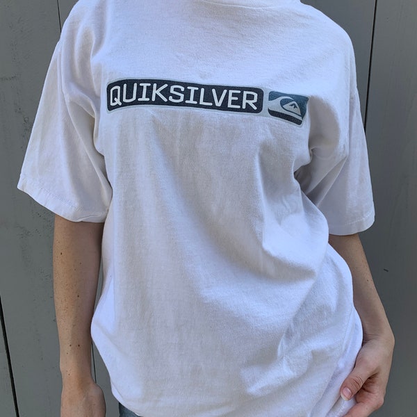 Vintage Quiksilver Surf T-shirt, Single Stitch, Made in USA, Excellent Condition