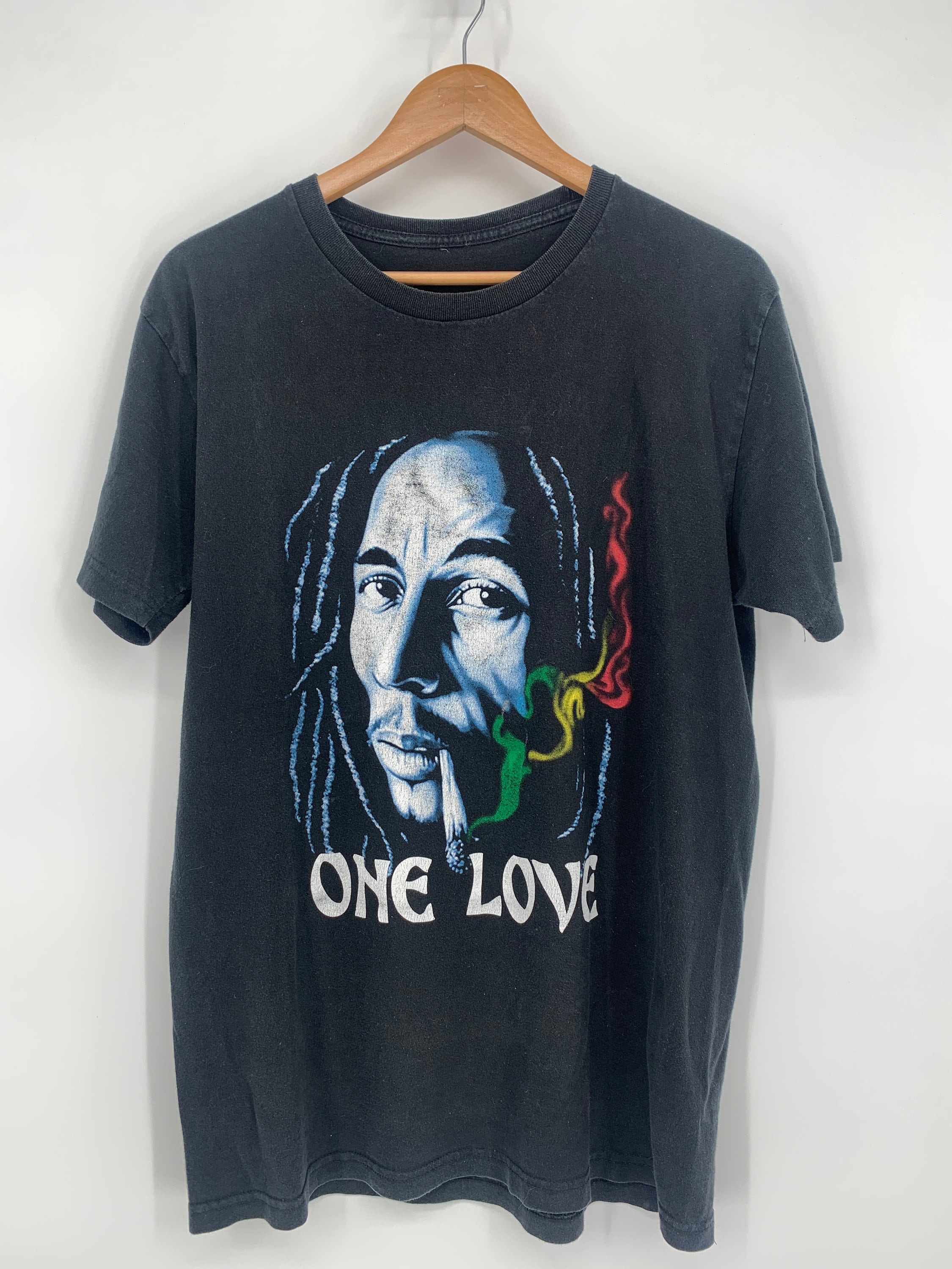 Gorgeous Vintage Bob Marley One Love Tee, Size Large