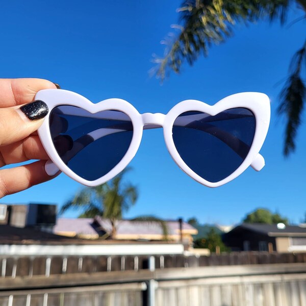 Heart Shaped Sunglasses Shop Online Etsy