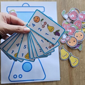 Jogo de Matemática com Liquidificador de Frutas: Atividade de Contagem para Pré-Escolares (Download Digital), Jogo de Contagem com Smoothie, Jogo de Contagem Divertido e Educativo para Crianças imagem 8