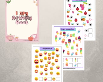 I Spy Activity Book: Printable Learning Games (PDF Download)