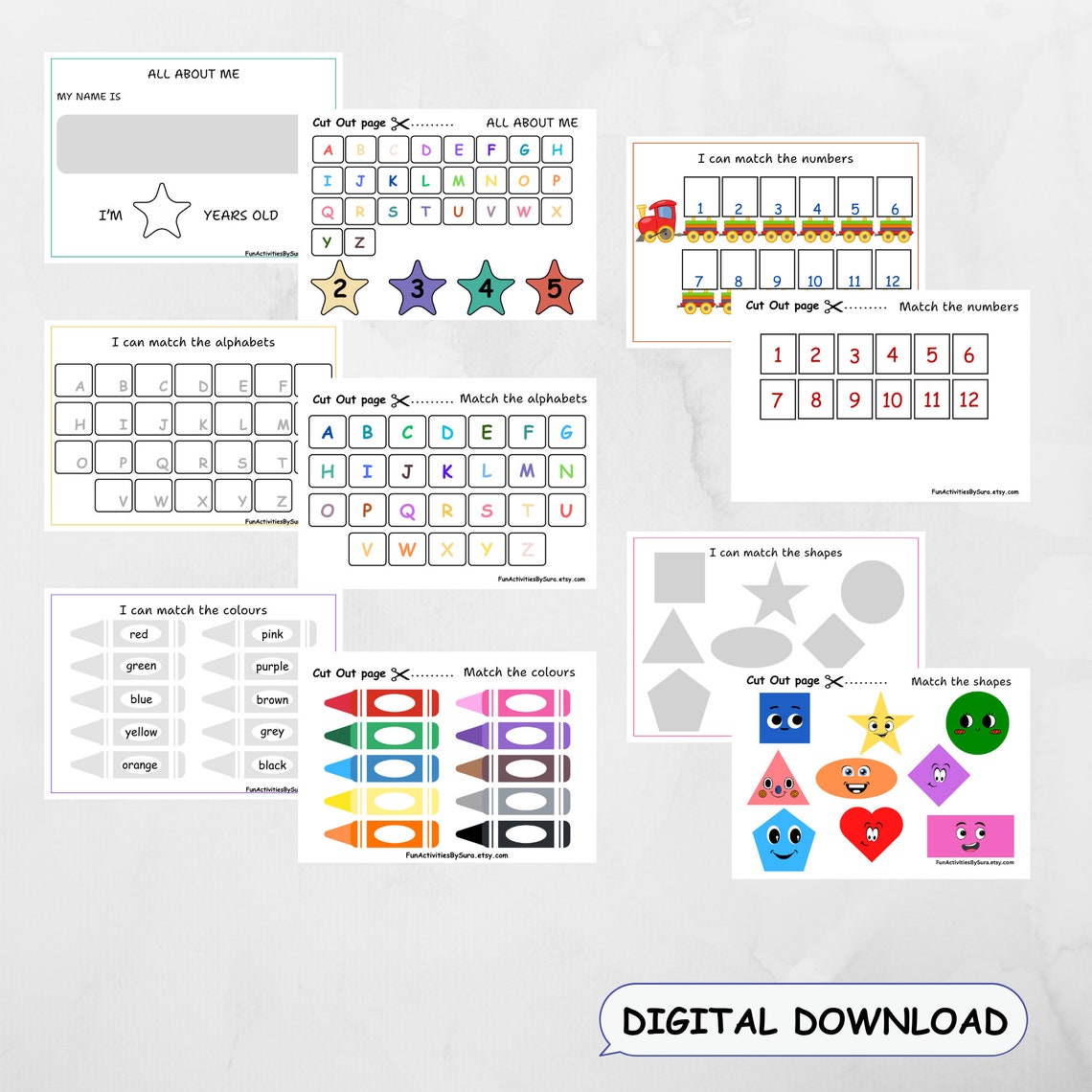 My First Busy Book Printable: Preschool Activity Pack (digital Download ...
