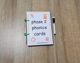 Phase2 phonics cards, Phonics, Learning phonics, Homeschooling, early years, letter sounds, phase 2, Education, Flashcard physical, Literacy