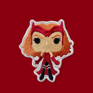 Disney, Scarlet Witch, Multiverse of Madness, Wanda Vision, Embroidery Iron on Patch