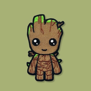 Disney, Groot, Guardians of the galaxy inspired, embroidery iron on patch