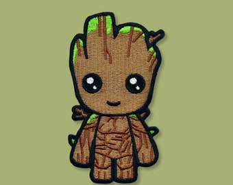 Disney, Groot, Guardians of the galaxy inspired, embroidery iron on patch