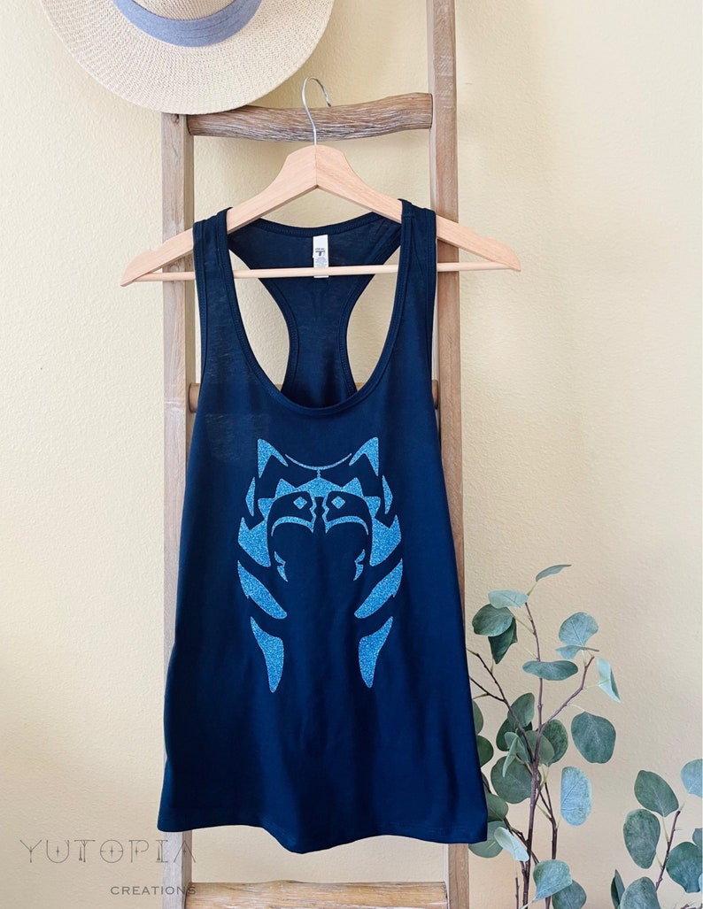 Star Wars Ahsoka Tano Inspired Tank Top Run Disney Tank Top Etsy