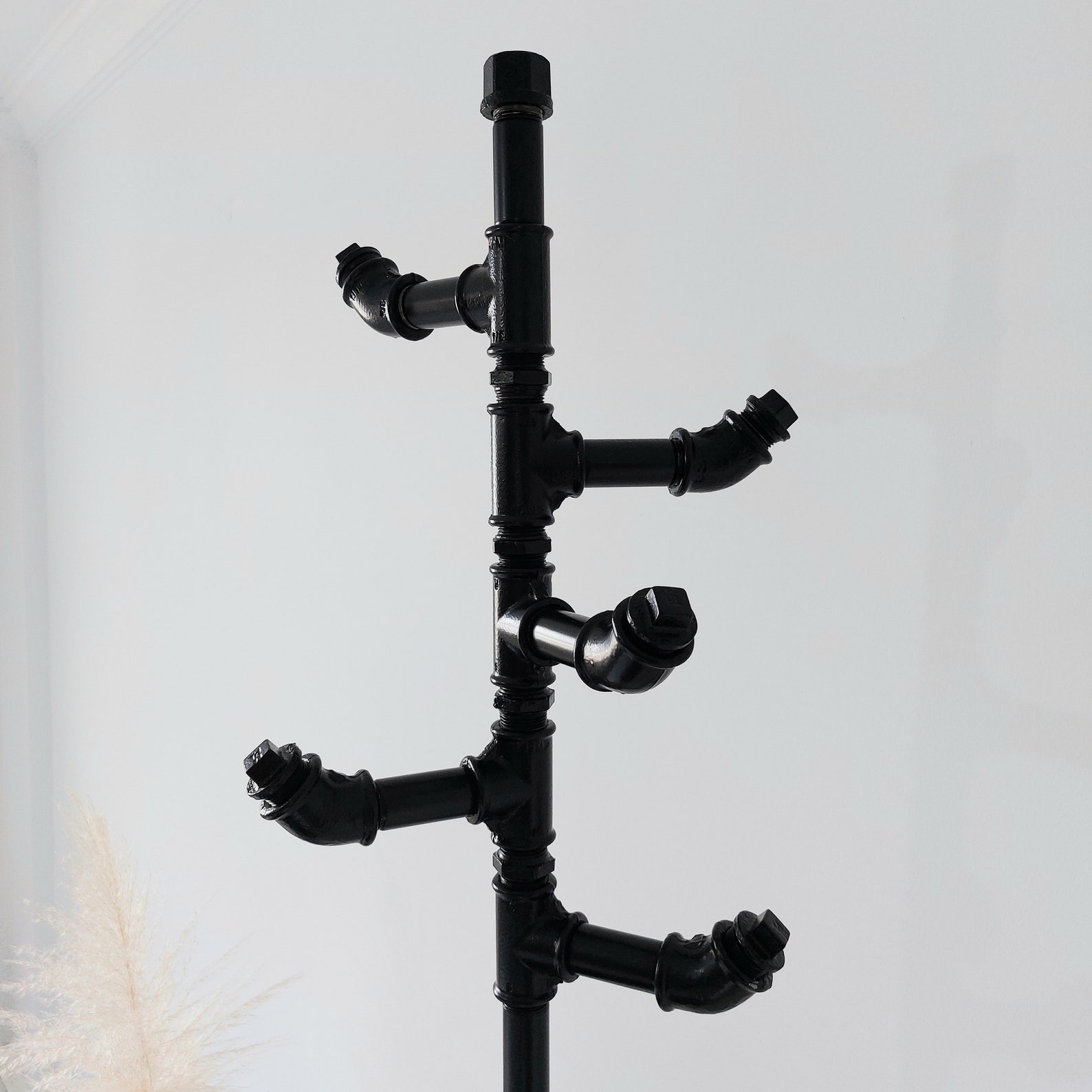 Industrial Pipe Coat Rack Stand Entryway Garment Rack Rack Etsy