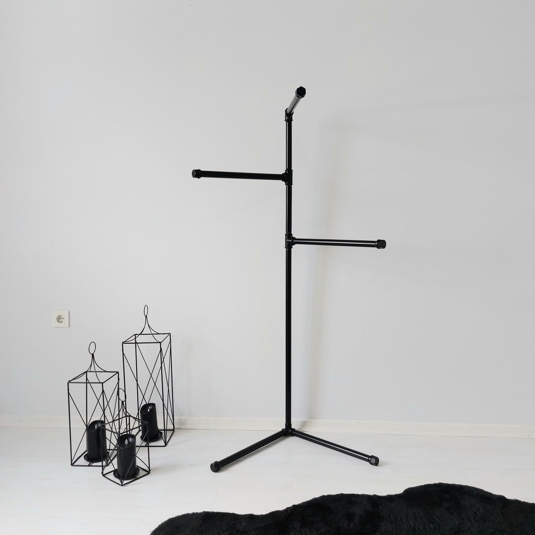 Corner Clothes Rack Clothes Stand Corner Industrial Coat Etsy