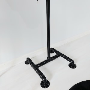 Industrial Pipe Coat Rack Stand, Entryway Garment Rack, Rack Free ...
