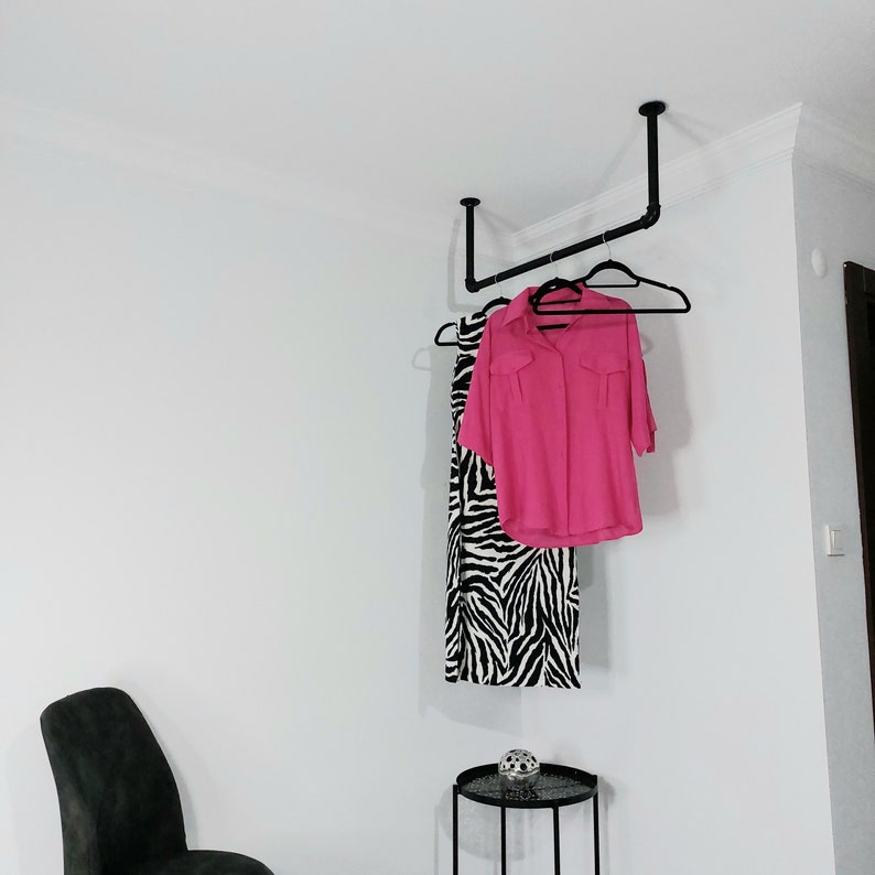 Ceiling Clothes Rack Minimalistic Clothes Rack Ceiling - Etsy