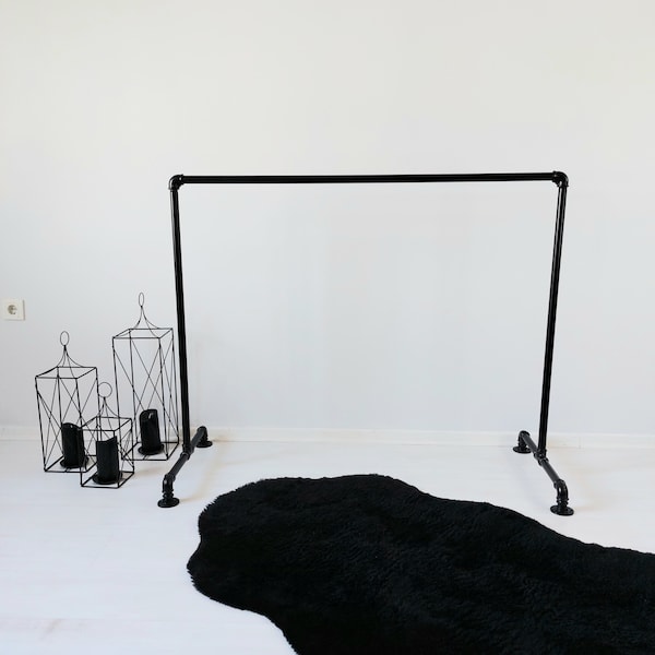 Freestanding clothing racks, industrial clothes stand, standing coat rack, retail display, retail display, rolling garment rack, coat rack