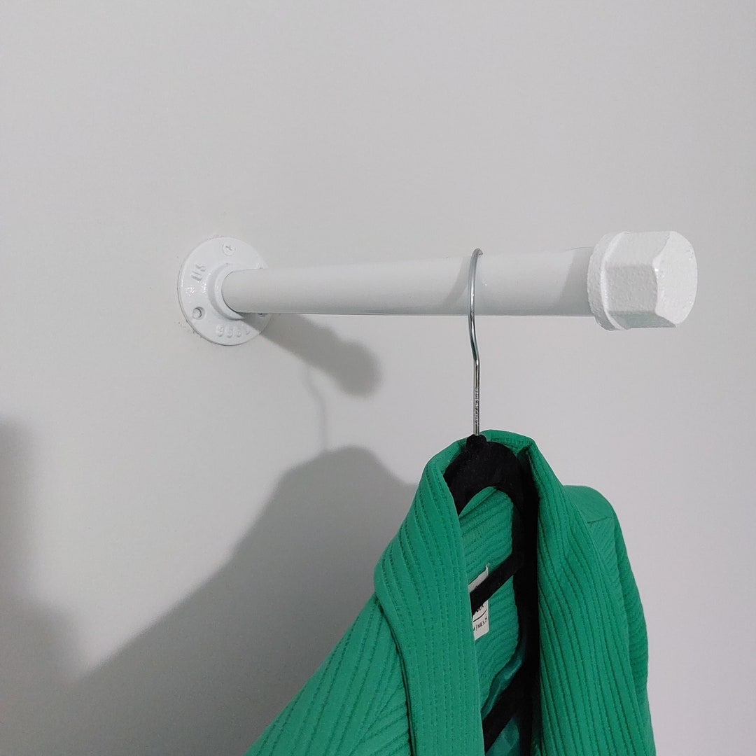 Wall Mounted Coat Hook Retail Fixture Industrial Pipe Wall Etsy