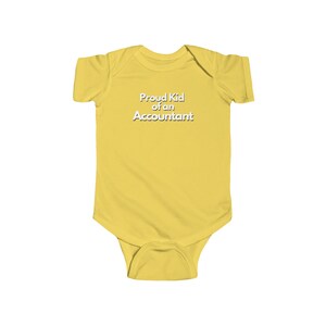 Proud Kid of An Accountant | Baby | Accounting Shirts | Baby Onesie | Accounting Humor | Finance Shirt | Baby Gift for CPA Parents | CPA