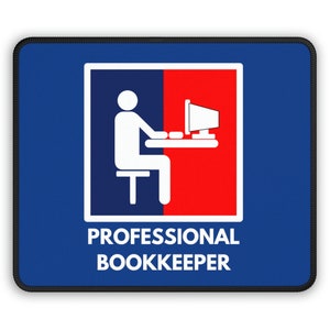 Bookkeeper Mousepad, Bookkeeper Gifts, Accounting Mouse Pad, Gift for Bookkeeper, Accounting Graduate, Excel