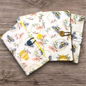 Bee Tea Bag Wallet: Floral Tea Lover Gift