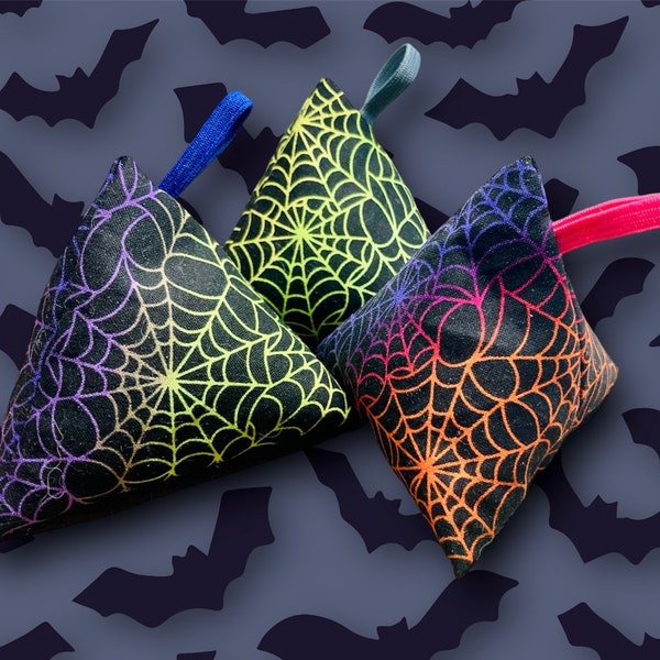 Pattern Weights | Paper Weights | Fabric Weights | Poster Weights | spider web | spooky | spooky weights | sewing accessories