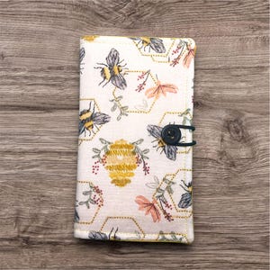 Tea Wallet, Tea Bag Holder, Tea Bag Wallet, Teabag Wallet, Teabag Holder, Tea Bag Cozy, Bee Wallet, Bumblebee Wallet,  Tea Lover