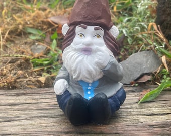 Gnomos de Crepúsculo Edward Cullen / Gnomo Funtime / Gnomos de personajes inspirados en la saga Crepúsculo / Amigos del jardín / Decoración de vampiros / Gnomo / Arcilla