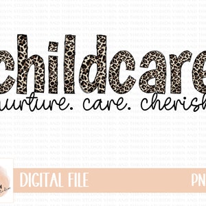 Leopard Childcare Worker PNG, Childcare Worker PNG, Childcare Provider PNG, Childcare png, School shirt sublimation file, day Care life Png