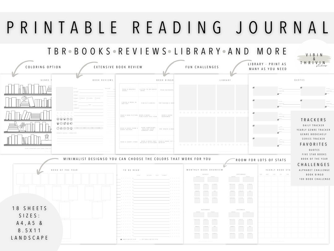 printable-reading-journal-printable-book-tracker-reading-etsy