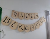 Printable Happy Birthday Banner (Hobbit Style)