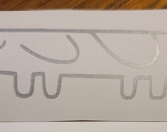 Bluey Long Dog Vinyl Sticker - Etsy
