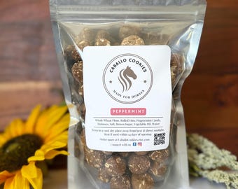 14 oz bag of Caballo Cookies- Peppermint