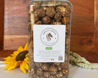 4.5 lb Jar of Caballo Cookies - Apple