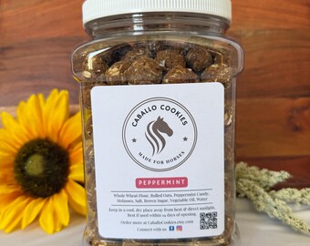 2.5 lb Jar of Caballo Cookies - Peppermint