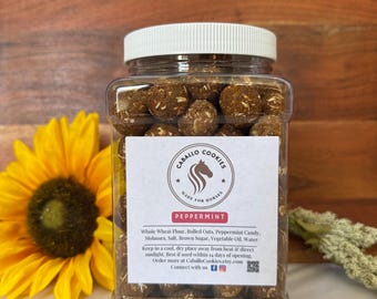 1.5 lb Jar of Caballo Cookies - Peppermint