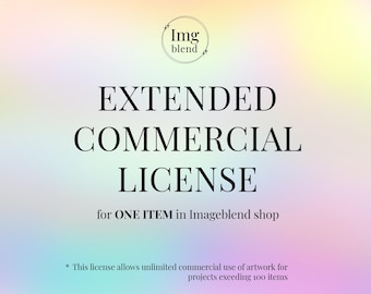 Licencia comercial extendida - Para un producto digital