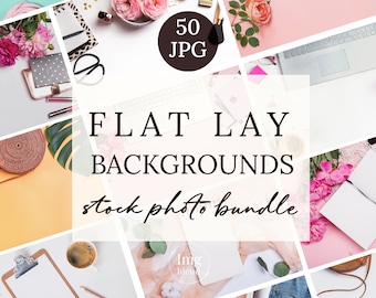 Conjunto de fotos de archivo con estilo, paquete de maquetas femeninas (fondo digital JPEG)