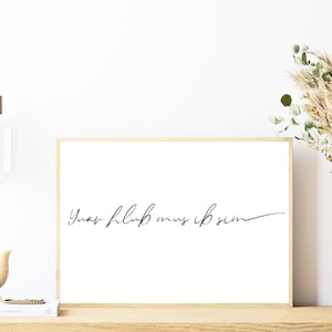 Hmong Phrase Wall Print
