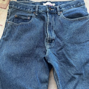 Route 66 Blue jeans Denim pants size 34 x 36  100% cotton vintage Relaxed fit in great shape with no defects