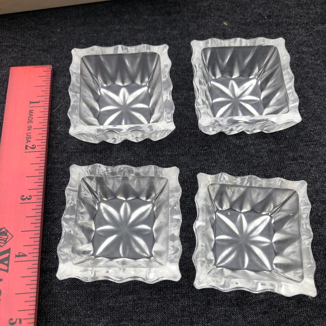 Bavarian Lead Crystal Salt Cellars Princess House Brand Formal Tableware Etsy