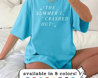 the summer i crashed out tee | the summer i turned pretty | comfort colors 1717 shirt | team conrad belly jeremiah cousins beach tsitp merch