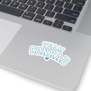 team conrad varsity sticker | the summer i turned pretty | tsitp merch, tsitp gift, tsitp sticker for laptops journals tumblers, for her
