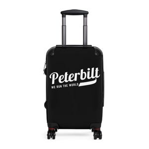 Peterbilt vrachtwagenchauffeur, Peterbilt We Run the World Bagage, reisbagage, vrachtwagencadeau, handbagage, cadeau voor vrachtwagenchauffeur