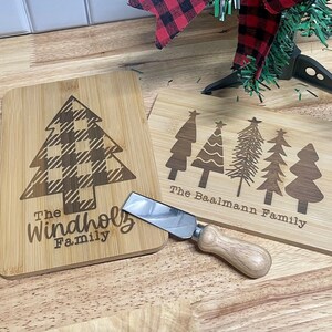 Tagliere di Natale personalizzato / Regalo di Natale 2023 / Piccolo ceppo da cucina